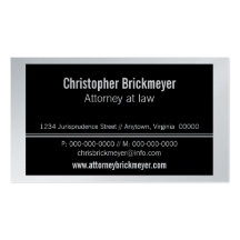 Executive Professional Business Card, Black