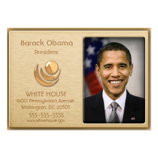 Executive VIP Gold Custom Profile Cards Business Cards (front side)