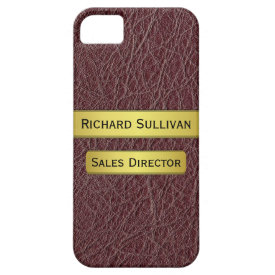 Executive Gold Name Plate Effect iPhone 5 Case