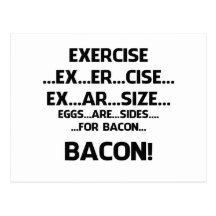Exercise..BACON Postcards