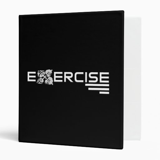 Exercise binder Zazzle