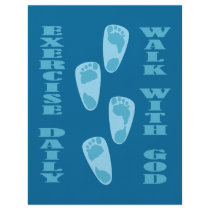 Exercise Daily - Walk with God (Matt 11:28-30) Personalized Flyer