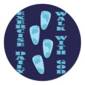 Exercise Daily - Walk with God sticker