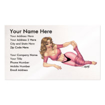 Exercise, Dance, Fitness, Ballet Customizable Card business cards by AlRioArt Exercise, Dance, Fitness, Ballet Customizable Card business cards