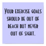 Exercise Goals Posters