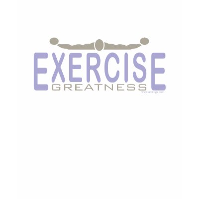 Exercise: Greatness (Kids Blue T-shirt) by Athlingk