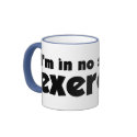 Exercise Mug by crazycoolwordy Exercise Mug