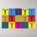 Exercise Pop Art posters