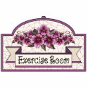 "Exercise Room" - Decorative Sign 01 photo sculptures by ArtbyJean "Exercise Room" - Decorative Sign 01 photo sculptures