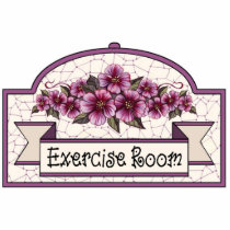 "Exercise Room" - Decorative Sign 01 photo sculptures