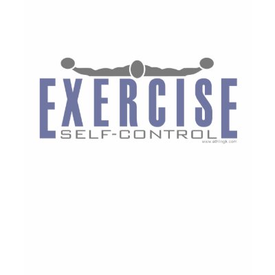 Exercise: Self-control (Athletic T-shirt) by Athlingk