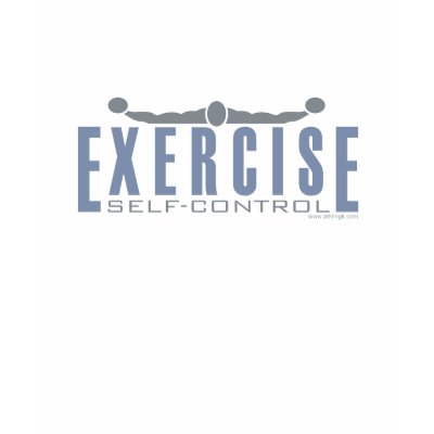 Exercise: Self-control (Athletic Top) Shirts by Athlingk