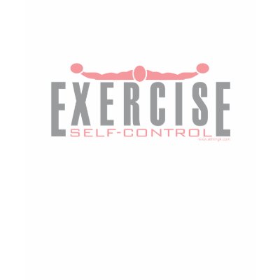 Exercise: Self-control (Top) Tshirts by Athlingk