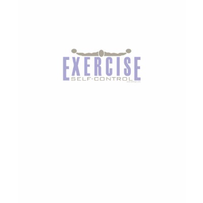 Exercise: Self-control (Women white Tank) Tanktop by Athlingk