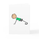 Exercise Stick Figure Green Card by stick_figures Exercise Stick Figure Green Card