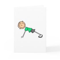 Exercise Stick Figure Green Card by stick_figures Exercise Stick Figure Green Card