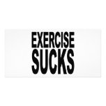 Exercise Sucks Personalized Photo Card