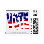 Exercise Your Right to Vote Postage Stamp