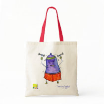 exercising eggplant eco bag bags
