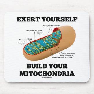 Exert Yourself Build Your Mitochondria Mouse Pad