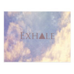Exhale Postcard postcards