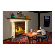 Exhaustion - Digital Print