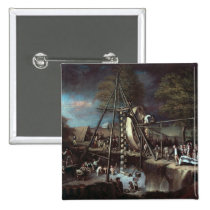 Exhumation of the Mastodon, 1806 Button