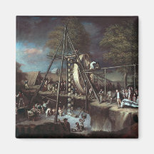 Exhumation of the Mastodon, 1806 Fridge Magnets