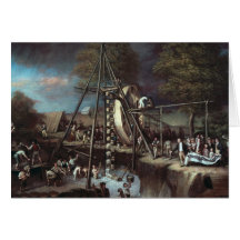 Exhumation of the Mastodon, 1806 Greeting Card
