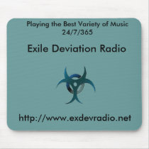 Exile Deviation Radio Mousepad by DJHockeyman Exile Deviation Radio Mousepad