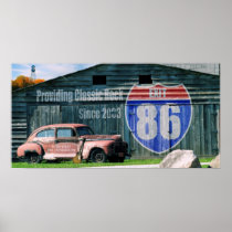 Exit 86 Barn Poster