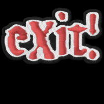 eXit! Official Embroidered POLO Shirt embroidered shirts