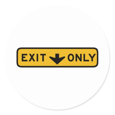 Street Exit Signs