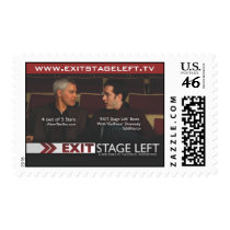EXIT Stage Left Postage Stamp