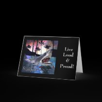 Exit Wound Shark Attack - Cover Art Card 
