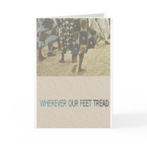 EXOBIA GREETINGS: Wherever Our Feet Tread cards by Exobia EXOBIA GREETINGS: Wherever Our Feet Tread cards