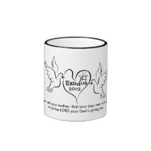 exodus 20:12 Honor your father and your mother... Coffee Mugs