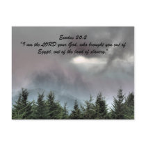 Exodus 20:2 post card