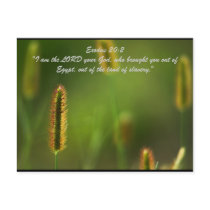 Exodus 20:2 postcard