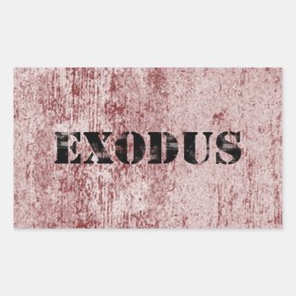 Exodus 6 rectangle stickers