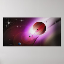 Exoplanet 334. Gas giant Print