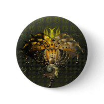 Exotic alien flower buttons