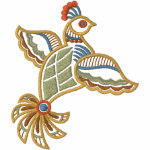 Exotic Bird Embroidered Shirt Exotic Bird Embroidered Shirt