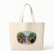 Exotic Birds Tote Bags
