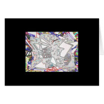 Exotic blossom contours cards