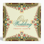 Exotic Bohemian Sparkle (v2) Wedding Album Binder