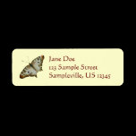 Exotic Butterfly Return Address Label