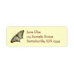 Exotic Butterfly Return Address Label