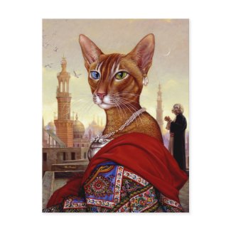 Exotic Cat 1 postcard