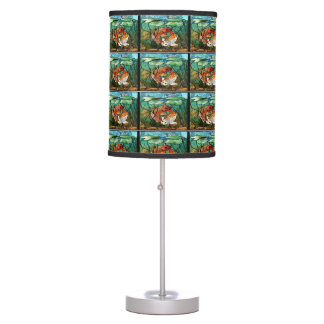 EXOTIC CHINESE KOI TABLE LAMP